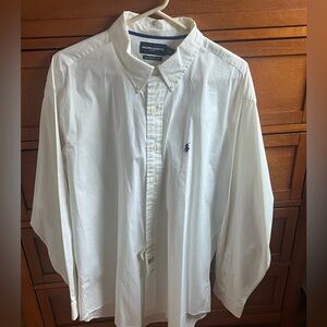 Ralph Lauren Classic White Button-Down Shirt
